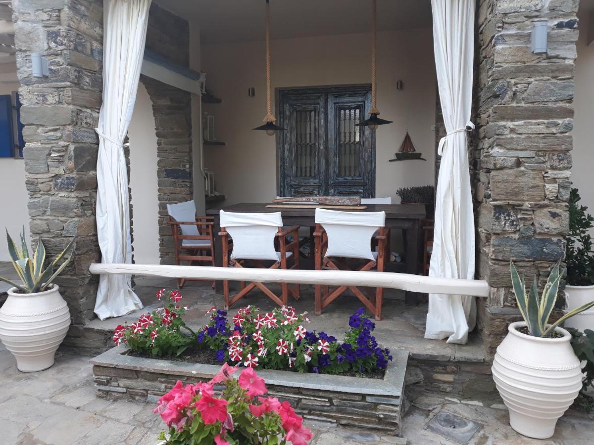 Вилла Romanos Summer House Agios Romanos Экстерьер фото